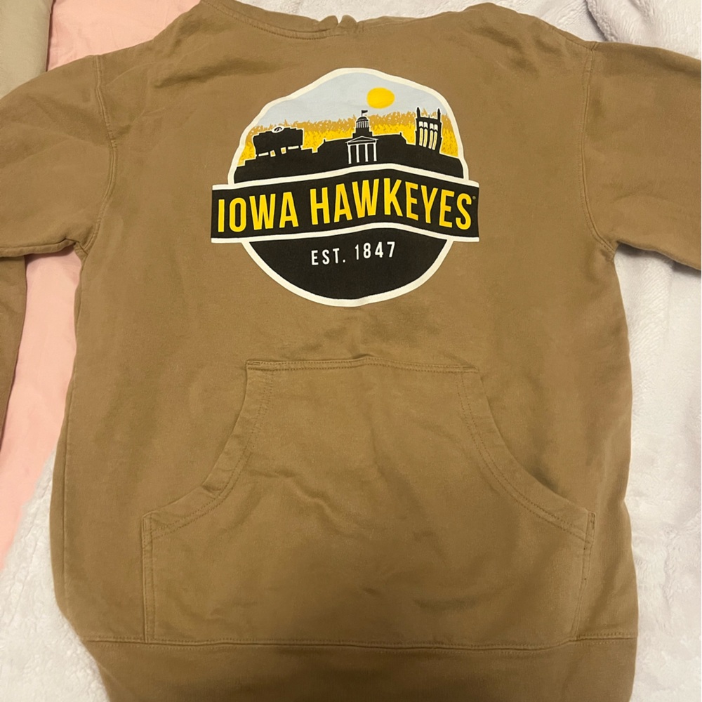 Iowa Hawkeyes Light Brown Sweatshirt